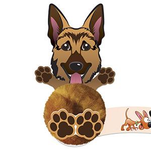 Product image 1 for German Shepherd Card Character Bug