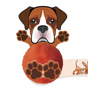 Product image 1 for Boxer Dog Card Character Bug