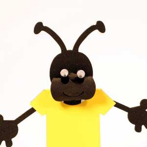 Product image 1 for Foam Bee Bookmark