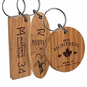 Product image 1 for Large Wooden Keyring