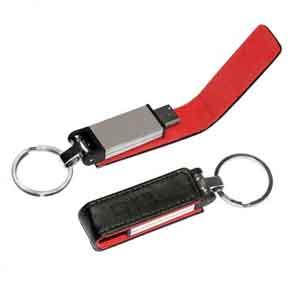 Product image 1 for Leather Wrapped Flash Drive with Keyring