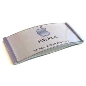 Product image 1 for Silver Coloured Name Badges