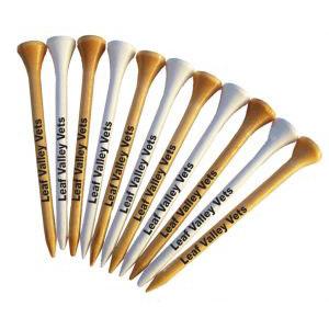 Product image 1 for Wooden Golf Tee's-80mm