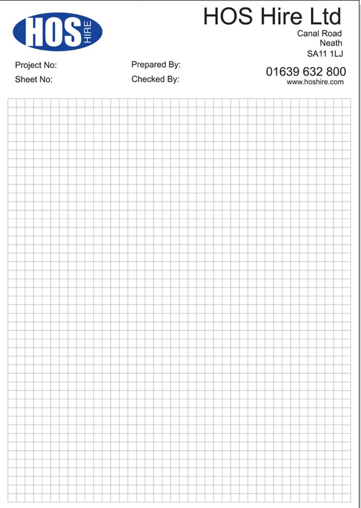 A5 Graph Paper Pad printed and personalised from the UK's friendliest  supplier RT Promotions