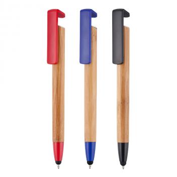 Product image 1 for Bamboo Pen With Phone Holder