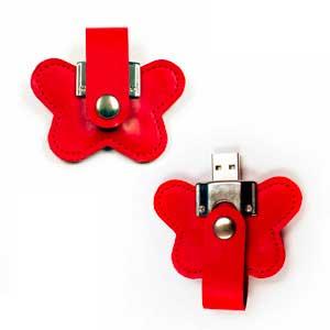 Product image 1 for Butterfly Leather USB Flash Drive