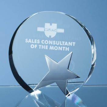 Product image 1 for Circle Award with Silver Star