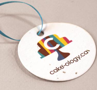 Product image 2 for Circular Seed Paper Swing Tag