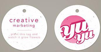 Product image 4 for Circular Seed Paper Swing Tag