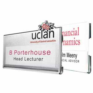 Product image 1 for Full Colour Print Clear Acrylic Reusable Window Badge