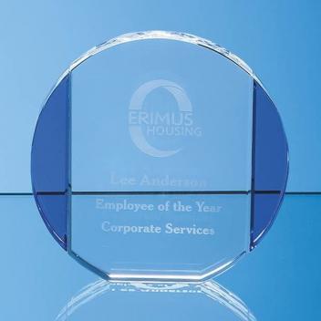 Product image 1 for Crystal Column Circle Award