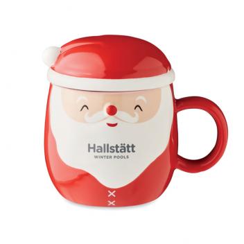 Product image 2 for Father Christmas Mug with Lid