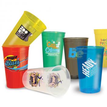 Product image 4 for Half Pint Sized Plastic Stadium Cup
