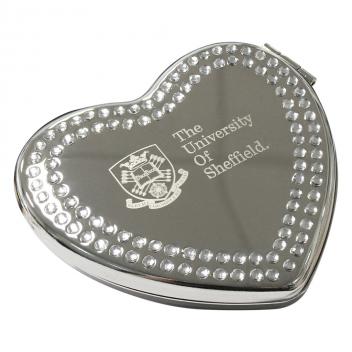 Product image 1 for Heart Shaped Crystal Mirror