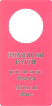 Product image 3 for Hotel Door Hanger