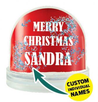 Product image 1 for Individually Named Snow Globes