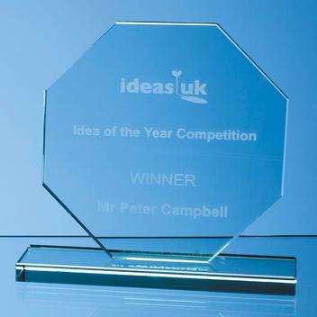 Product image 1 for Jade Glass Octagon Award