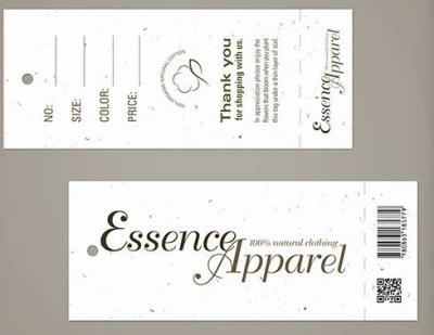 Product image 2 for Large Seed Paper Swing Tag
