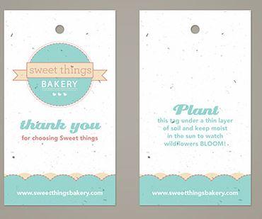Product image 1 for Large Seed Paper Swing Tag