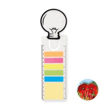 Product image 1 for Lightbulb Shaped Seed Paper Bookmark