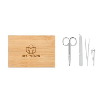 Product image 1 for Manicure Set in Bamboo Case