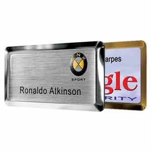Product image 1 for Metal Framed Personalised Name Badge