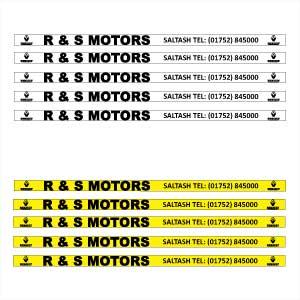 Product image 2 for Number Plate Over Stickers