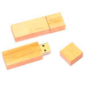 Product image 1 for Rectangular Wood USB Flash Drive
