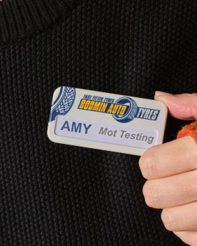 Product image 3 for Recycled Reusable Name Badge