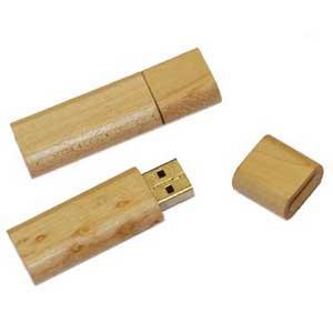 Product image 1 for Rounded Wooden USB Flash Drive