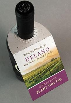Product image 1 for Seed Paper Wine Bottle Tags