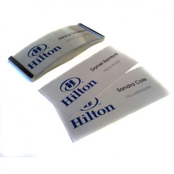 Product image 2 for Shiny Silver Name Badges