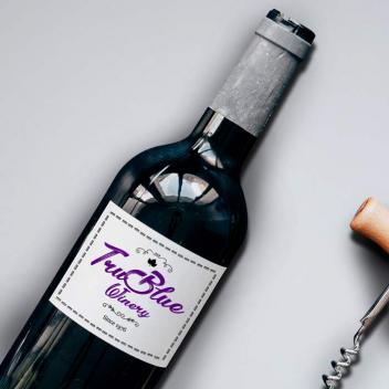Product image 1 for Straight Cut Bottle Labels