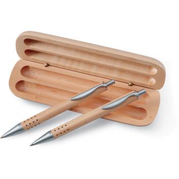 Product image 1 for Wood Pen and Pencil Set