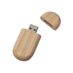 Product image 1 for Wooden Oval USB Memory Stick