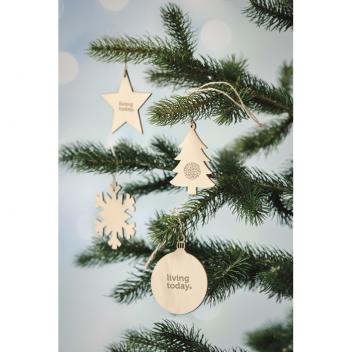 Product image 3 for Wooden Snowflake Christmas Decoration